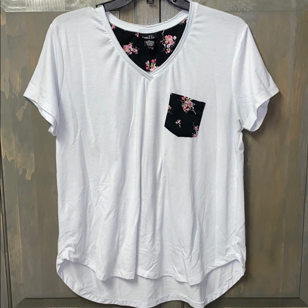 V neck T-shirt